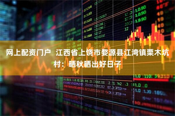 网上配资门户  江西省上饶市婺源县江湾镇栗木坑村：晒秋晒出好日子